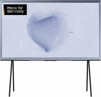 Samsung LED-Fernseher GQ55LS01BBAUXZG Serif Cotton Blue