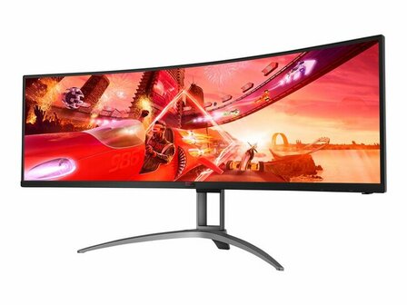 AOC Gaming AG493QCX2 - AGON Series - LED-Monitor - gebogen - 124.5 cm (49&quot;) - HDR