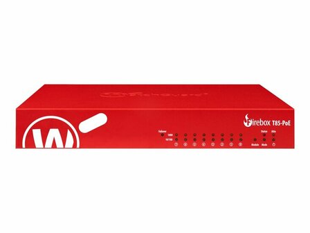 WatchGuard Firebox T85-PoE - Sicherheitsger&auml;t - mit 3 Jahre Basic Security Suite - 8 Anschl&uuml;sse - 1GbE