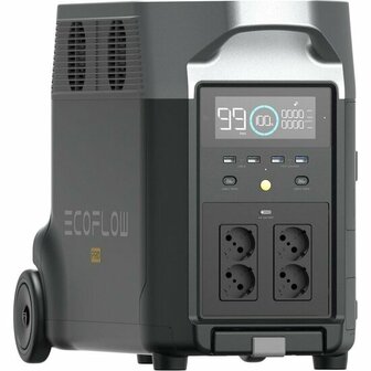 ECOFLOW Delta Pro 3 Powerstation LiFe Schwarz, Grau mit Laderegler