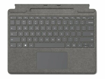 MICROSOFT Surface Pro9/10 Typecover with Slim Pen COMM platinum / black Germany