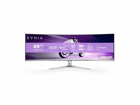 Philips Evnia 8000 49M2C8900L - OLED-Monitor - gebogen - 124.5 cm (49&quot;) - HDR