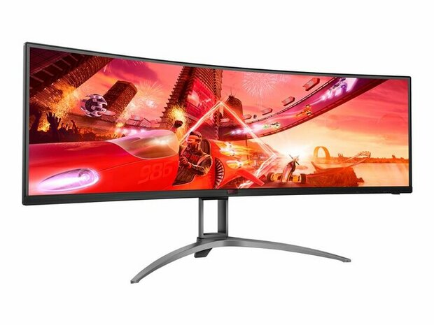 AOC Gaming AG493UCX - AGON Series - LED-Monitor - gebogen - 124.5 cm (49") - HDR