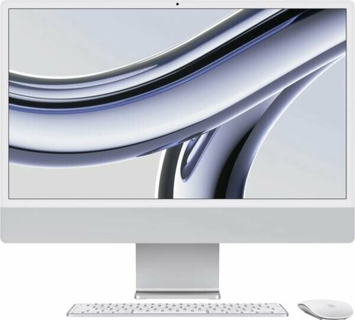 APPLE iMac Z19E 59,62cm 23,5Zoll Apple M3 8C CPU/10C GPU/16C N.E. 16GB 2TB SSD Gbit Eth. MM NumKey TID DE