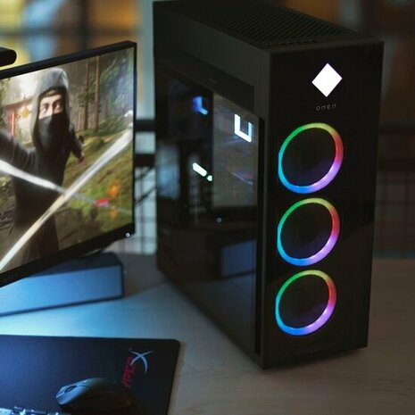 OMEN Desktop Gaming PC GT22-1012ng AMD Ryzen 9 7950X3D, 32GB RAM, 2000GB SSD, NVIDIA GeForce RTX 4080, Windows 11