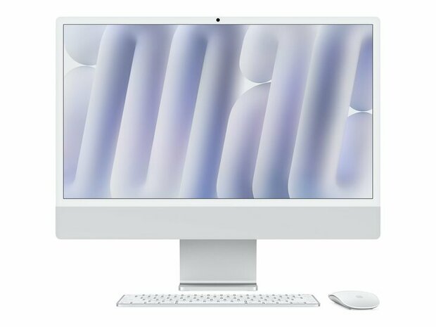 Apple iMac24" Silver/M4-10C-CPU,10C-GPU/24GB/512GB SSD/Key-ID-Deutsch/MM2/1GB Ethernet